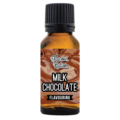 Bottle of Milk Chocolate essence for confectionary flavouring use.