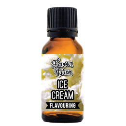Ice-cream flavoured food flavouring for baking and coffee