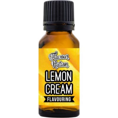 Lemon essence that tastes like lemon meringue flavouring