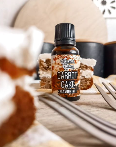 Carrot cake essence flavouring by Flavour Nation South Africa. 