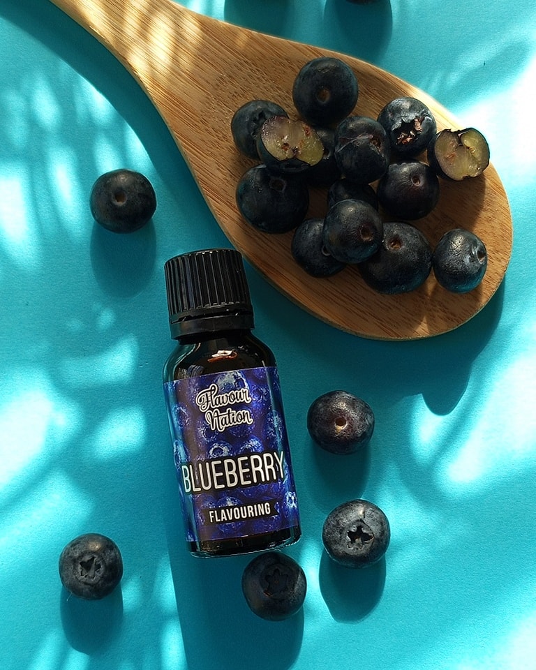 Blueberry deliciousness! Nature identical blueberry flavouring essence.