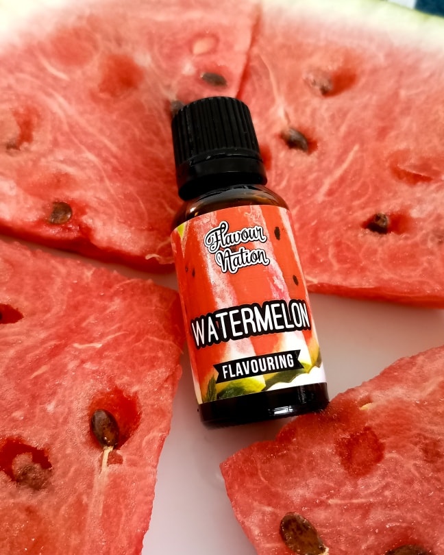 Watermelon essence for baking and sweet treat creation.