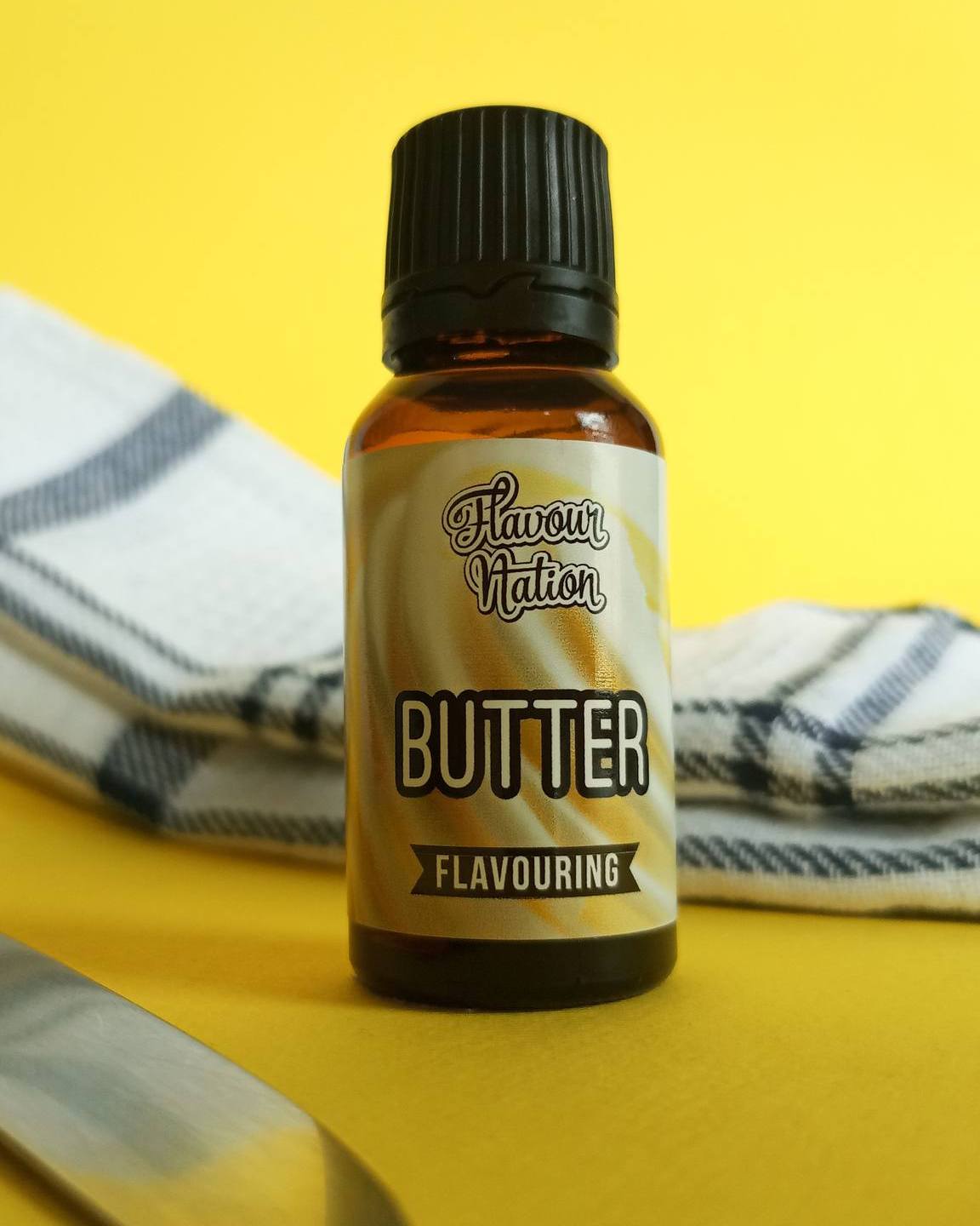 Butter flavouring essence for use in baking