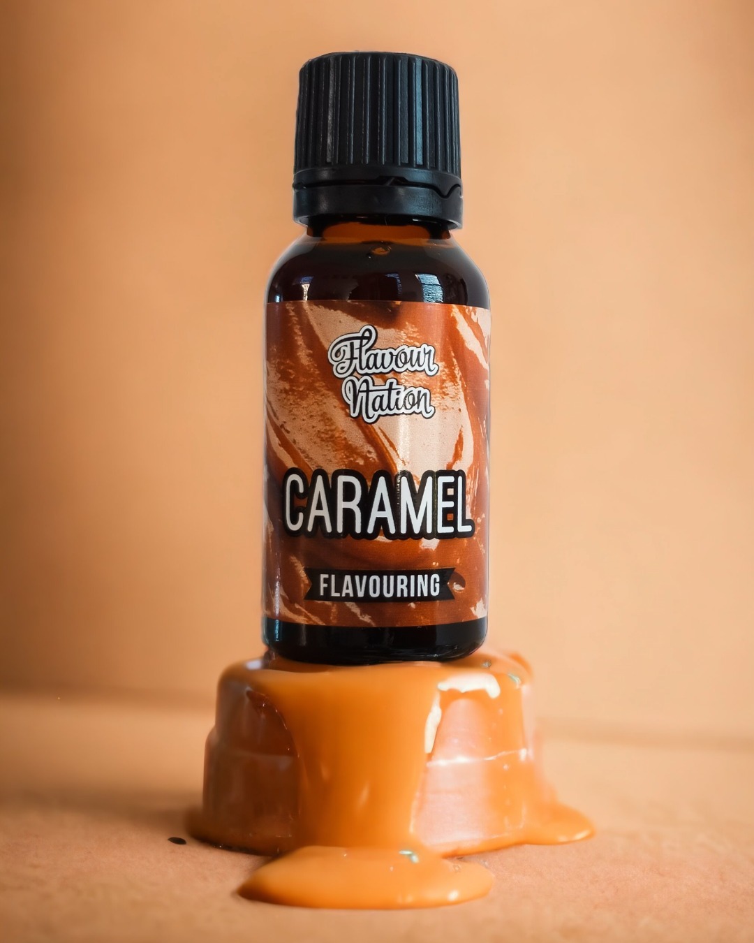 Caramel flavouring essence for bakers