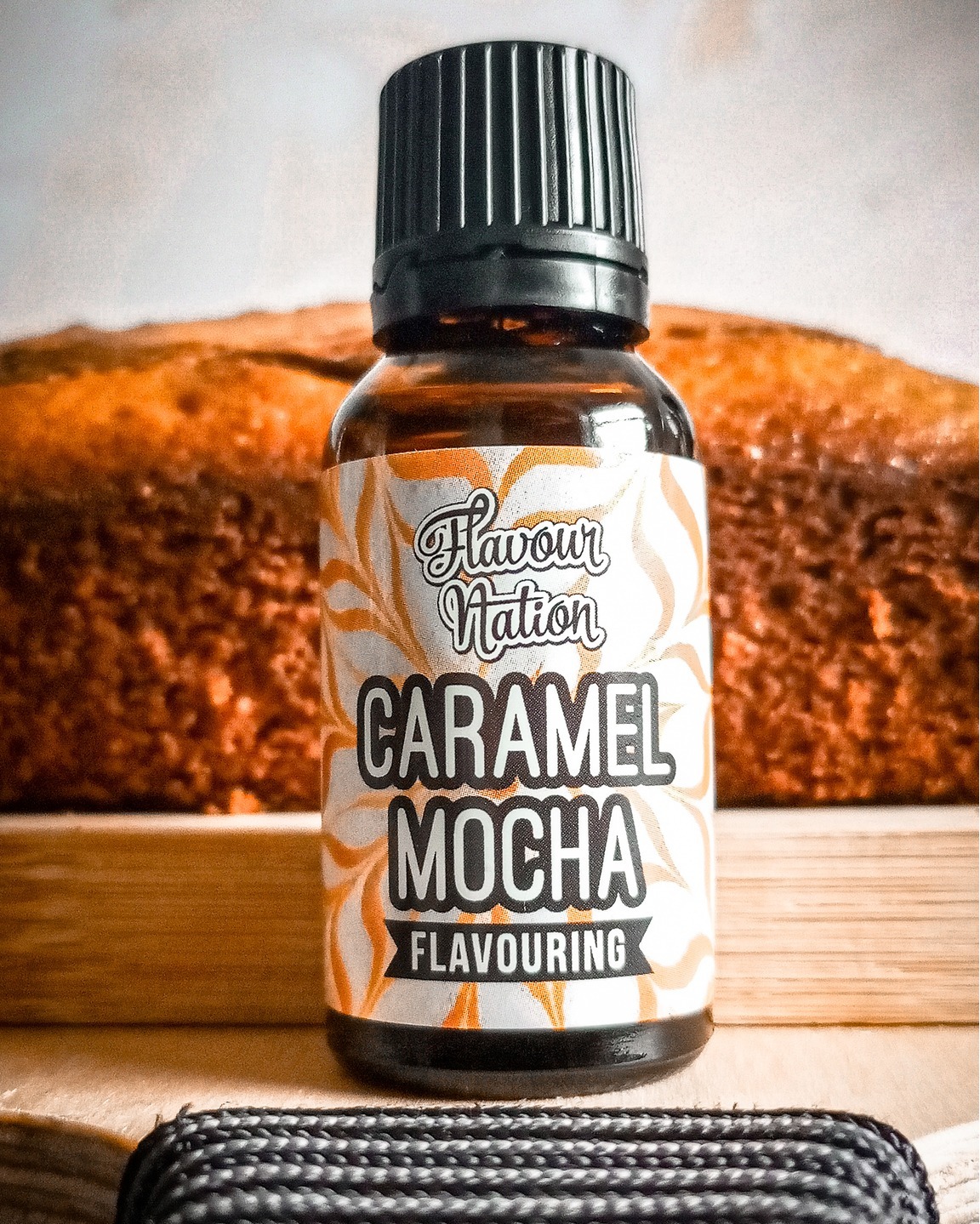 Caramel mocha flavouring essence.