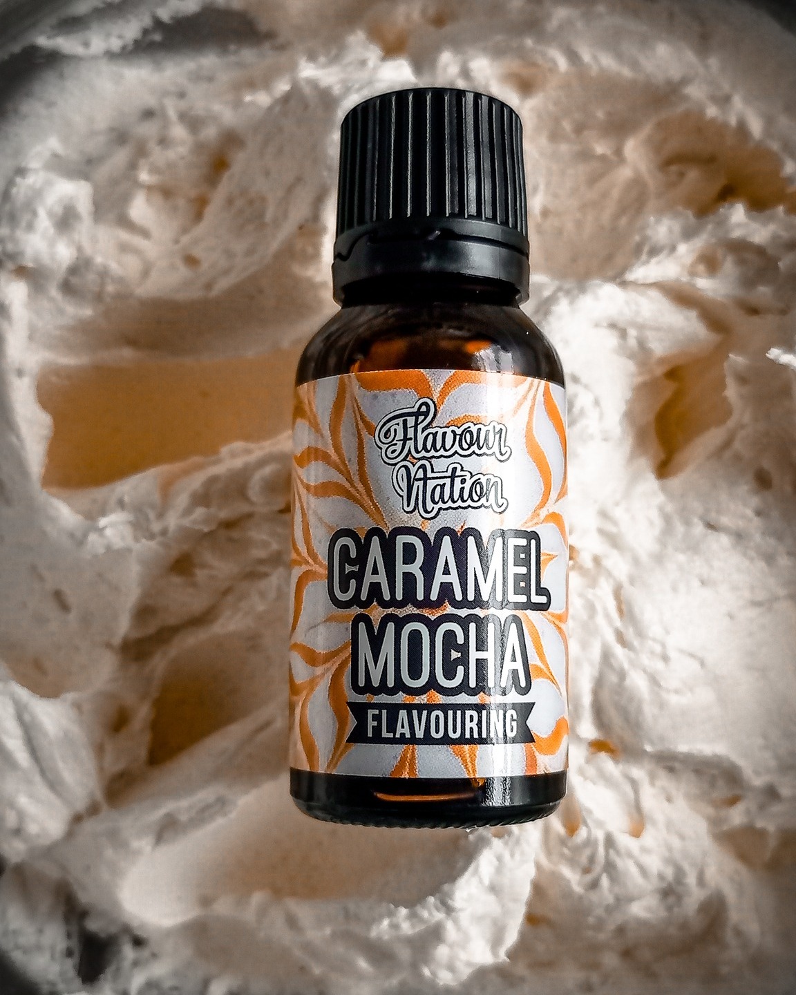 Caramel Mocha food flavouring essence for sweet treats.