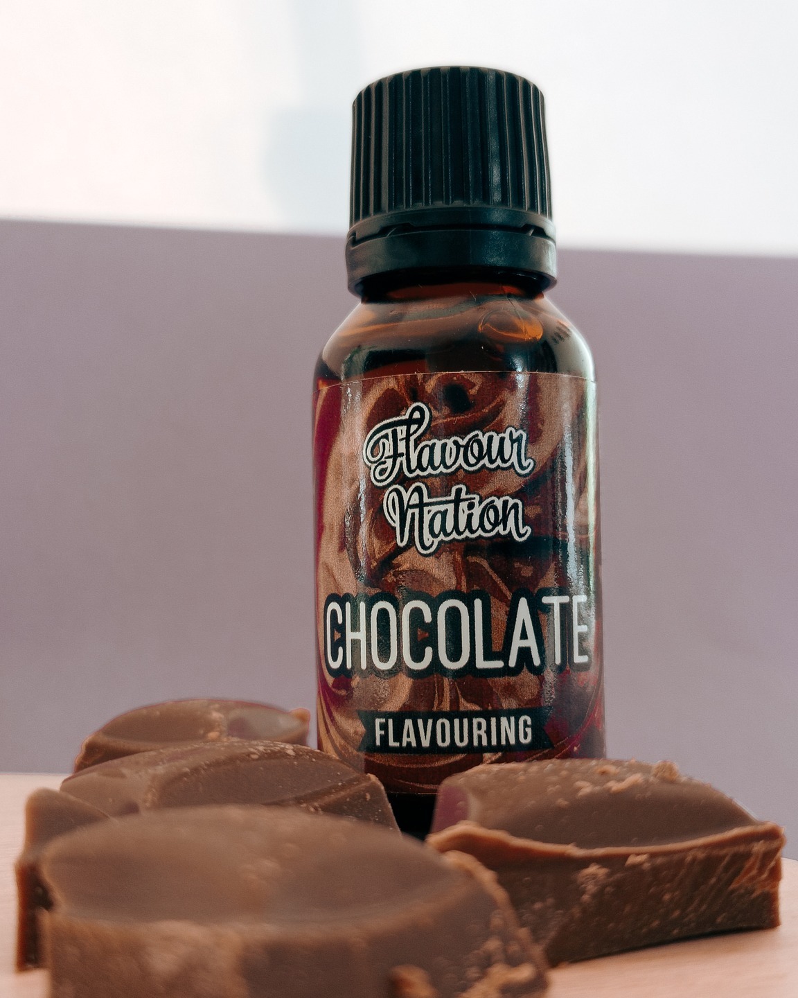 Chocolate flavouring essence for baking.