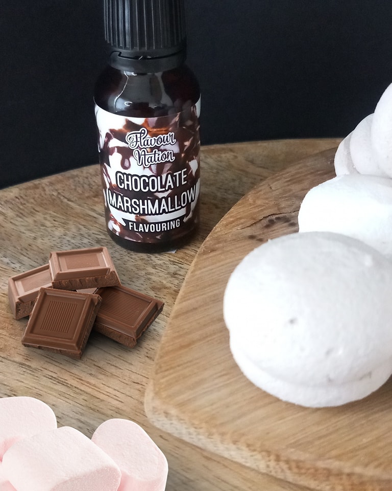 Chocolate marshmallow essence by Flavour Nation flavouring.